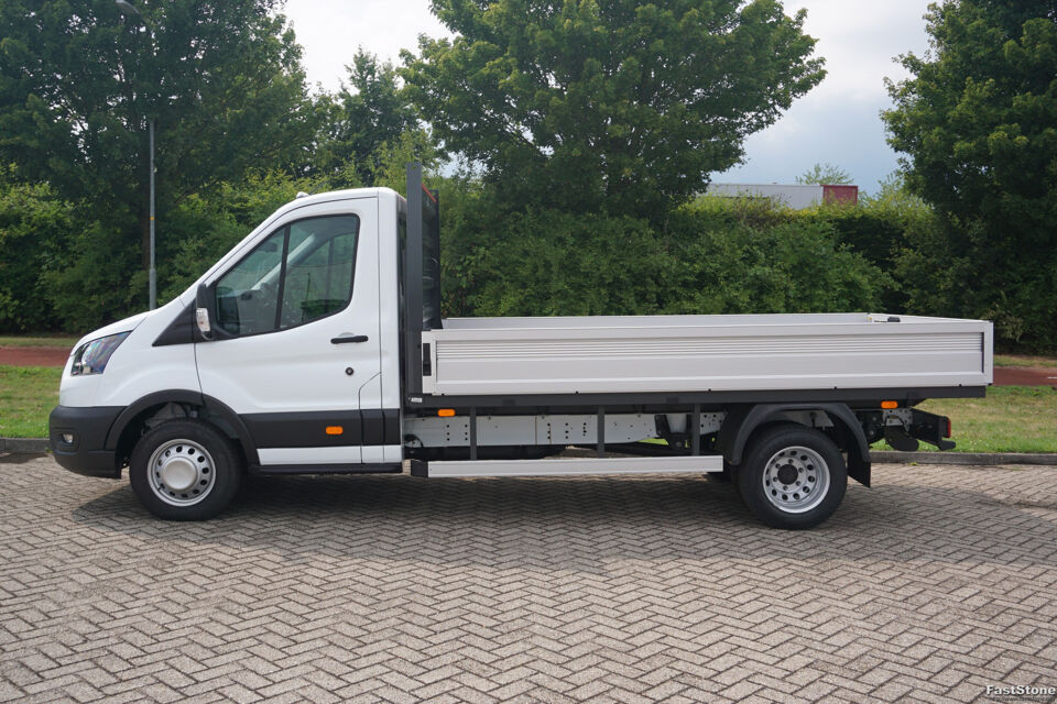 Ford Transit 350L Open laadbak 170PK Dubbellucht L3