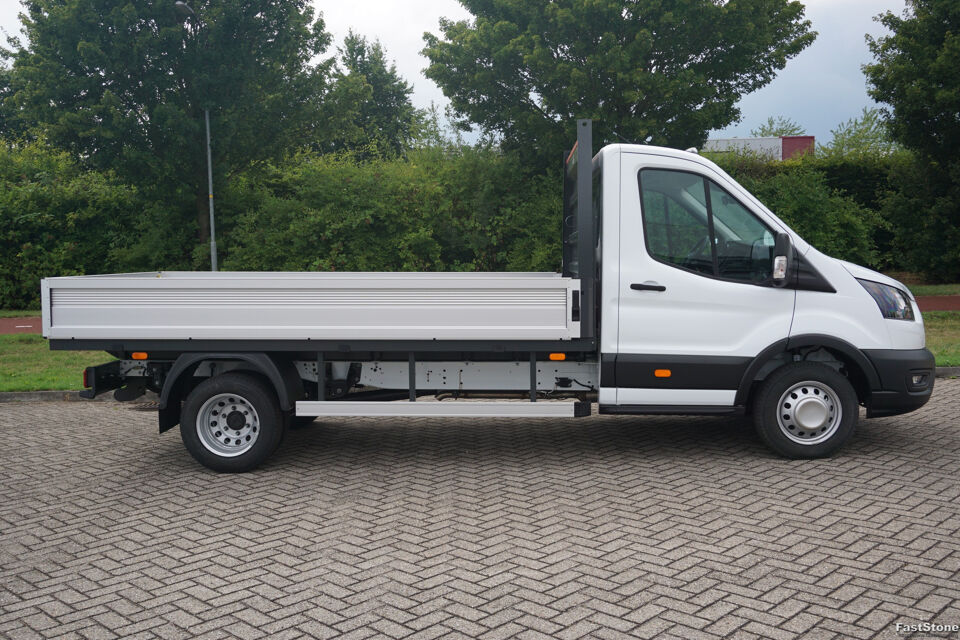 Ford Transit 350L Open laadbak 170PK Dubbellucht L3