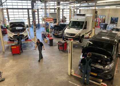Onderhoudswerkplaats Derks Bedrijfswagens in Uden.