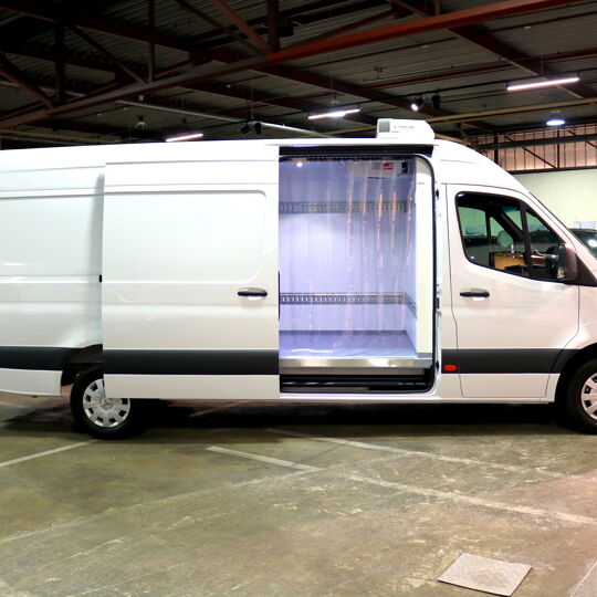Witte koelwagen (interieur)
