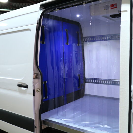 Witte koelwagen interieur multitemp