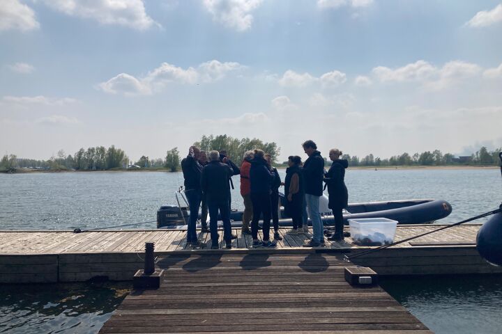 Derks bedrijfsuitje - bootje varen