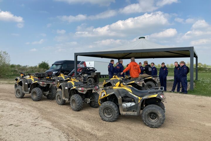 Derks bedrijfsuitje - quad rijden